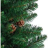 vidaXL Ožja jelka med 300 LED Zelena 180 cm PVC in trden bor | Shoptok.si