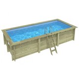  Drveni bazen AQUA 6,1x2,85 - V.1,31 m - sidrenje betoniranjem | shoptok.hr