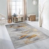 Mila Home Siva/u zlatnoj boji perivia staza 80x200 cm Golden Feathers – | shoptok.hr