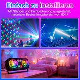 TOMSHINE 6-v-1 disko LED luč z daljincem | Shoptok.si