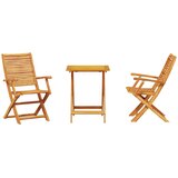  Sklopivi bistro set 3 pcs Smeđa Čvrsto drvo akacije | Eponuda.com
