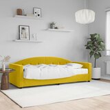  Dnevni krevet s madracem žuti 80 x 200 cm baršunasti | Eponuda.ba