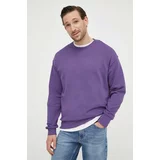 United Colors Of Benetton Bombažen pulover moška, vijolična barva