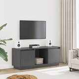 Furnova TV omarica siva 110,5x35x44 cm trdna borovina, (21923495) | Shoptok.si