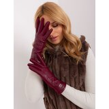 Wool Fashion Italia Gloves-AT-RK-239801.11-burgundy | shoptok.hr