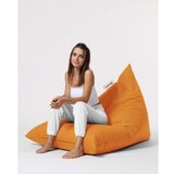 Atelier Del Sofa lazy bag pyramid big bed pouf orange | ePonuda.com
