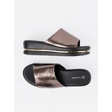 GOODIN Women's metallic platform flip-flops | Shoptok.si