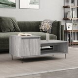 vidaXL Klubska mizica Siva sonoma 100x50x45 cm inženirski les Cene