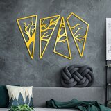 Wallity zidna dekoracija bough quad g, 59 x 91 cm, zlatne boje Cene