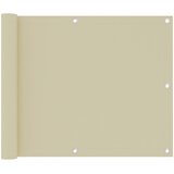 vidaXL Balkonsko platno krem 75x300 cm oksford blago Cene