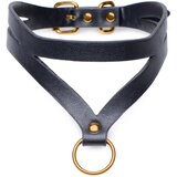 Master Series okovratnik s prstenom Baddie Collar, crno/zlatna Cijene