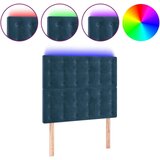  Uzglavlje tamnoplavo 80x5x118/128 cm baršunasto | shoptok.hr