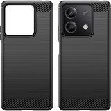 Techsuit Carbon Silicone ovitek za Xiaomi Redmi Note 13 5G – črna | Shoptok.si
