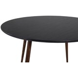 Venture Home Plaza okrugli blagovaonski stol ⌀100 cm, crni | shoptok.hr