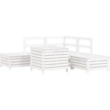  6-dijelni set vrtnih sofa bijeli od masivne borovine | shoptok.hr