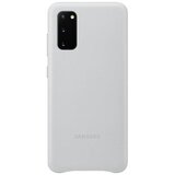 Samsung original usnjen ovitek ef-vg980lse za galaxy s20 g980 - zaščita zadnjega dela - srebrn Cene