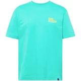 United Colors Of Benetton Majica tirkiz / safirno plava / pastelno žuta / bijela