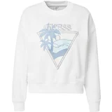 Guess Sweater majica svijetlobež / svijetloplava / bijela