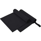 vidaXL Športne brisače 2 pcs Črna 100 x 50 cm Poliester in poliamid | Shoptok.si