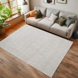 Novel RAVNO TKANA PREPROGA HELIX 240/340 cm tkano krem barve | Shoptok.si