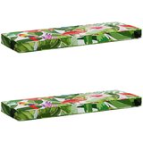  Jastučići za klupe - 2 dijela VUGHT 2 pcs 100% poliester Šareni | shoptok.hr