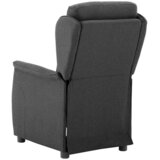  Naslonjač Tamno siva 66.5 x 94 x 101.5 cm Poliester | Eponuda.com