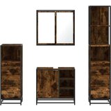 vidaXL 4-dijelni set kupaonskog namještaja boja hrasta drveni | shoptok.hr