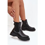 Big Star Leather Women's Ankle Boots Insulated With Zipper Big Star | shoptok.hr
