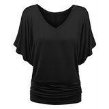 INF Velika črna majica s kratkimi rokavi 5XL, (21691179) | Shoptok.si