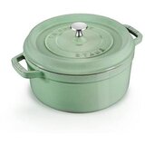 Staub La Cocotte 24cm rund Salbeigrün, Gusseisen | shoptok.hr