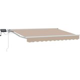  Ručni okvir tende s LED-ima Bež 3 5 x 2 m - Bež Bijeli 3 5 x 2 m Slike