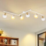 Nettlife Vintage stropna svetilka E14, notranja, nastavljiva, bela, vrtljiva, industrijska, 6 plamenov, (22116899) | Shoptok.si