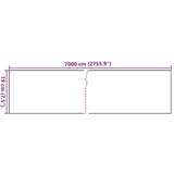 vidaXL Vrtno platno PVC 70x0,19 m krem | Shoptok.si