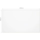  Zaštita za stol prozirna 100 x 60 cm 1 6 mm PVC | shoptok.hr