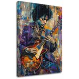  Image JIMI HENDRIX - Guitar on fire | 100% originalna akrilna boja | ePonuda.com