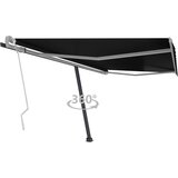 vidaXL samostojeća tenda na ručno uvlačenje 450 x 350 cm antracit Cijene