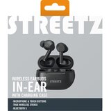 Streetz Slušalke True Wireless TWS-117 in-ear, s škatlico za polnjenje ČRNE | Shoptok.si