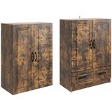  Set ormara 2 kom. Dimljeni hrast 66 x 34,5 x 92 cm | shoptok.hr