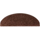  Prostirke za stepenice 15 kom 65x21x4 cm Smeđe poluokrugle velike | shoptok.hr