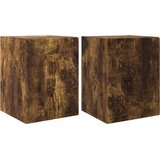 TV zidni ormar Zidne 2 pcs Dimljeni hrast 30 x 31 x 40 cm | shoptok.hr