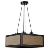 Opviq kumsal kare 4 Lü siyah Hasır avize blackrattan chandelier | ePonuda.com
