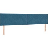 vidaXL Postelja s pomičnim podom in vzmetnico Temno modra 200x200 cm Žamet, (22052191) | Shoptok.si