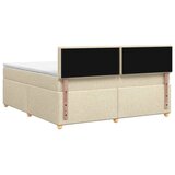  Boxspring krevet s madracem Krem 160 x 200 cm Tkanina - Krem 160 x 200 cm Dizajn linija | shoptok.hr