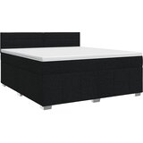  Boxspring krevet s madracem Crna 140 x 200 cm Tkanina | shoptok.hr