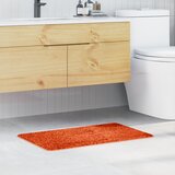 vidaXL Oranžna Bombaž 50 x 80 cm Kopalna preproga Pravokotna cene