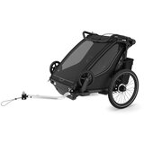 Thule Chariot Sport 2 double multifunkcionalna sportska prikolica za bicikl - 2 djece, crna | shoptok.hr