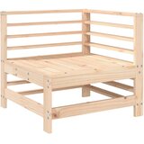  The Living Store Vrtni kotni kavč trdna borovina - Vrtna Kotna Sedežna Garnitura, (21443810) | Shoptok.si