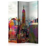  Paravan u 3 dijela - Colors of New York City [Room Dividers] 135x172 Cijene