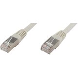 econ connect F6TP0\,25GR RJ45 omrežni kabel\, Patch kabel CAT 6 S/FTP 0.25 m siva dvojno zaščiten 1 kos, (20415491) | Shoptok.si