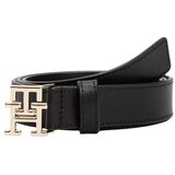 Tommy Hilfiger Pasovi Aw0aw17496 Th Logo 2.5 Črna Cene